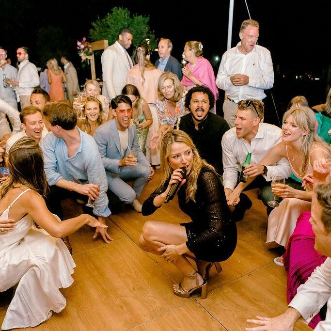 Dance floor at a Miss Day performance