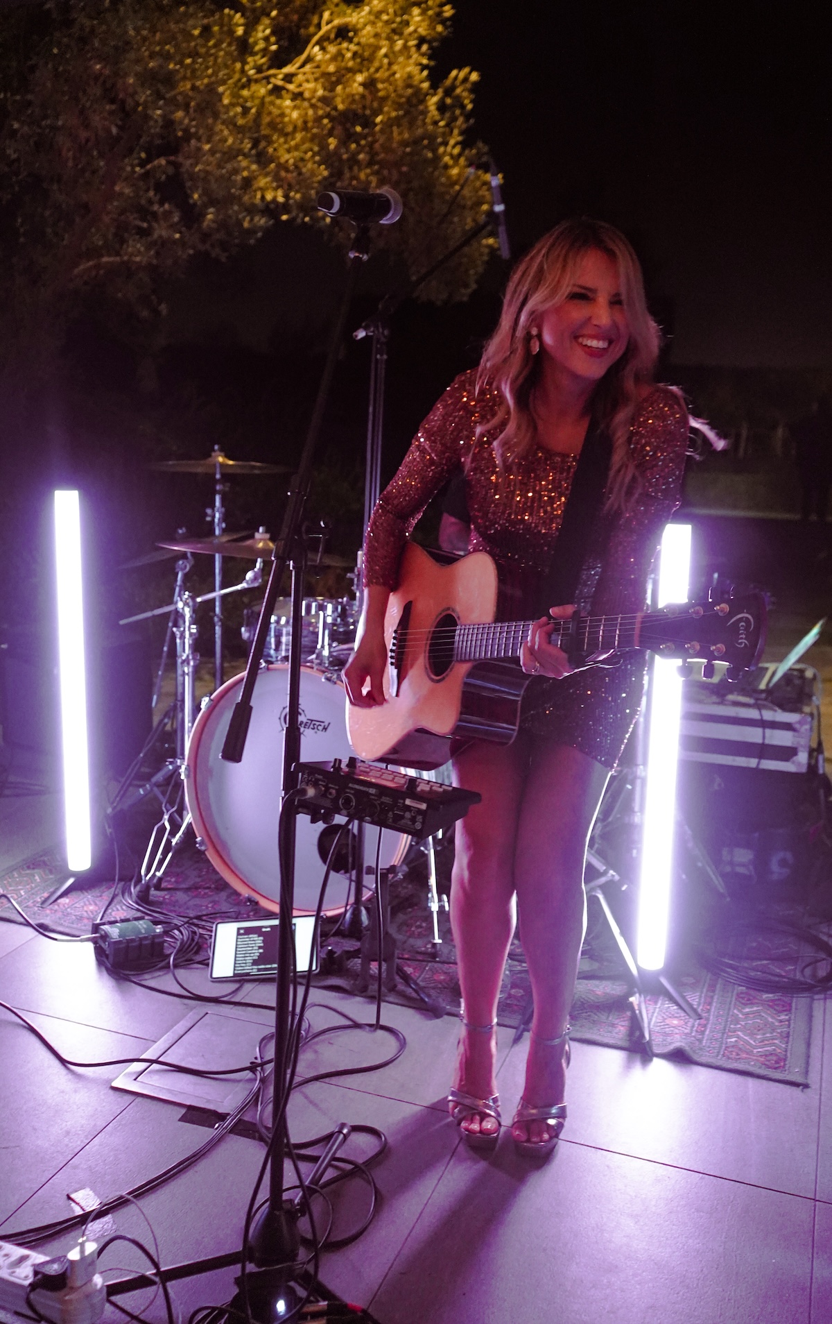 Miss Day band at a private party